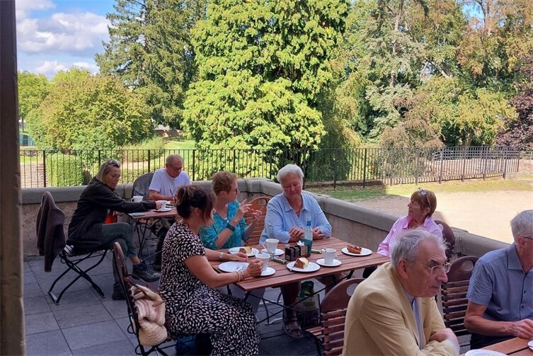 Das neue Museumscafè im Schloss Sinzig