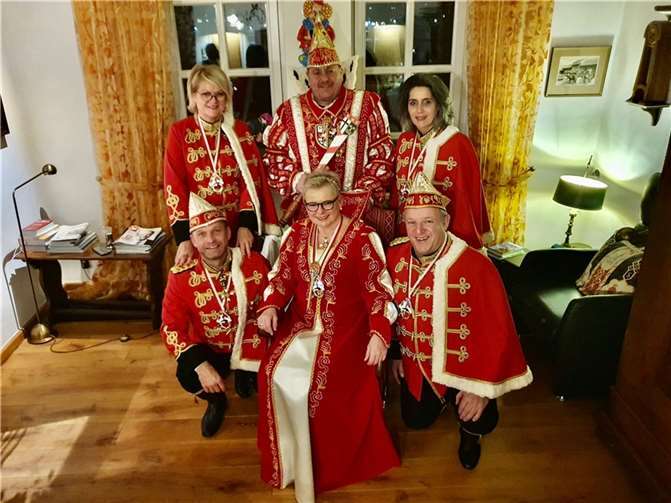 Das neue Prinzenteam in Erpel wurde im November proklamiert.  Foto: privat