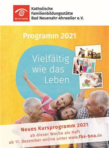 Das neue Programmheft 2021 des Kath. Familienbildungsstätte Bad Neuenahr-Ahrweiler e.V.Foto: privat