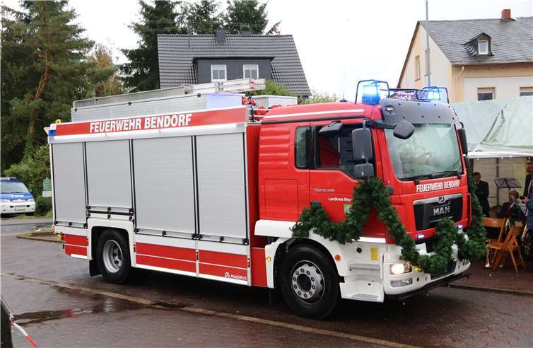 Das neue Pulvertanklöschfahrzeug.