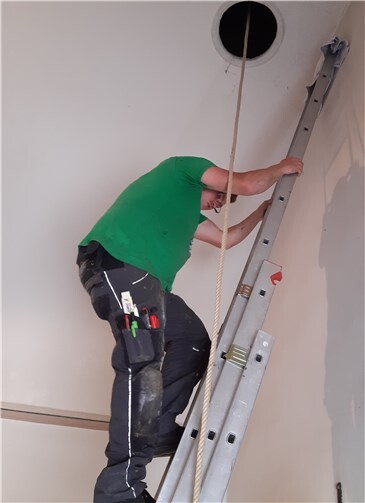 Das neue Seil macht das Glockengeläut wieder möglich.