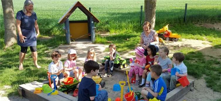 Das neue Spielzeug wurde sofort ausprobiert.  privat