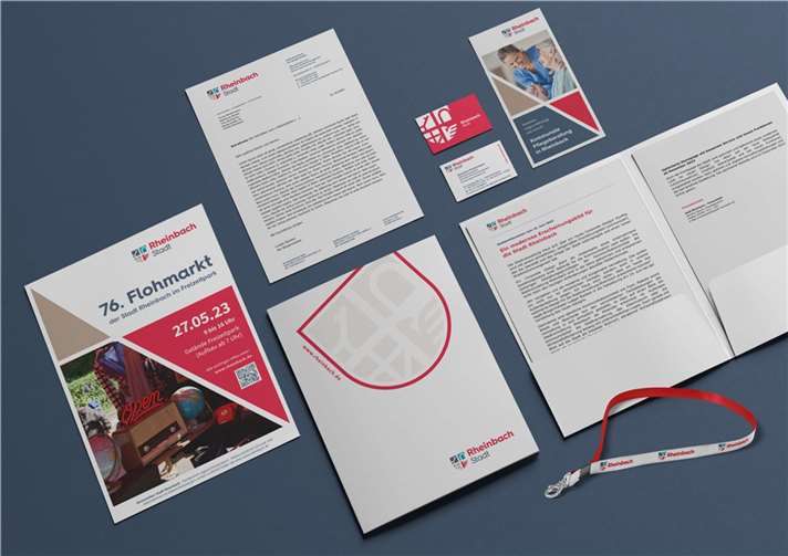 Das neue Stadt-Logo vereint Historie und Moderne.  Quelle: Stadt Rheinbach