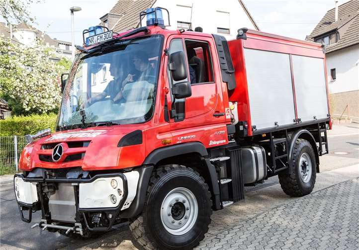 Das neue TLF ersetzt das alte Fahrzeug der Feuerwehr Melsbach.