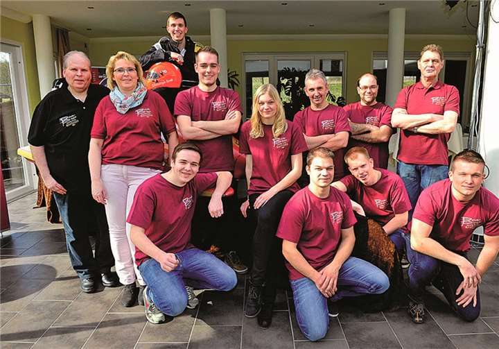 Das neue Team. privat