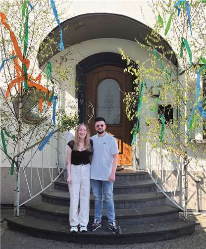 Das neue Thürer Maipaar: Lena Berresheim und Romano Baulig.