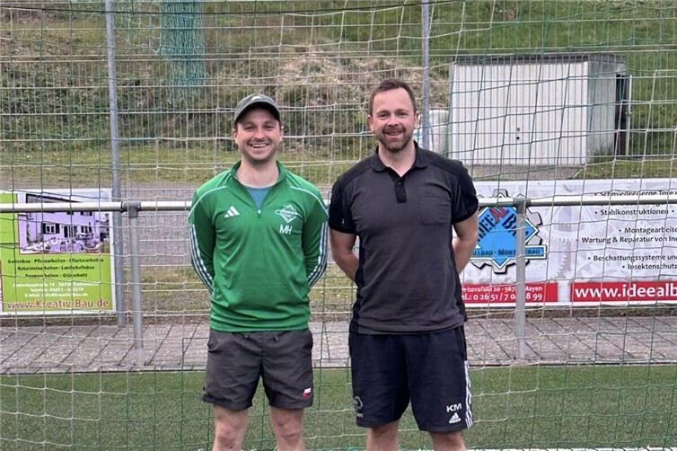 Das neue Trainerduo Matthias Heuft und Kevin Müller