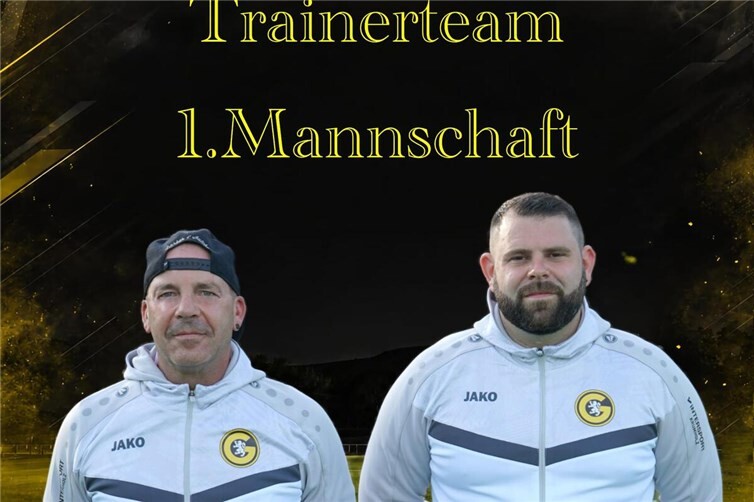 Das neue Trainerteam der Grafschafter SG.