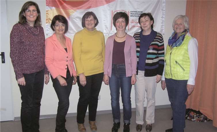 Das neue Vorstandsteam der kfd Leubsdorf. privat