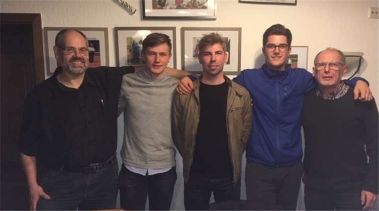 Das neue Vorstandsteam: v.l. Klaus Kraus, Kay Niedzwetzki, Sebastian Riederauer, Jonathan Schmitz, Ernst Corinth (es fehlt Birger Hentschel).Foto: privat