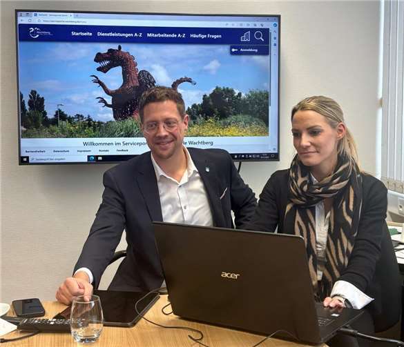Das neue digitale Serviceportal der Gemeinde Wachtberg ist gestartet. Foto: Gemeinde Wachtberg