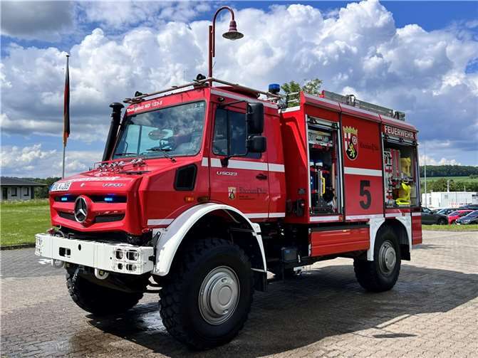 Das neues Löschfahrzeug mit Waldbrand-Zusatzausstattung. Copyright:VGV Kaisersesch/Martina Vogel