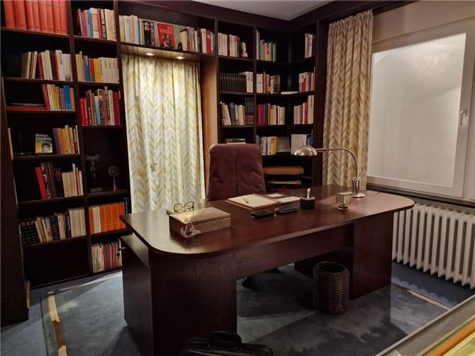 Das originale Arbeitszimmer von Willy Brandt ist das Glanzstück des Willy-Brandt-Forums in Unkel.