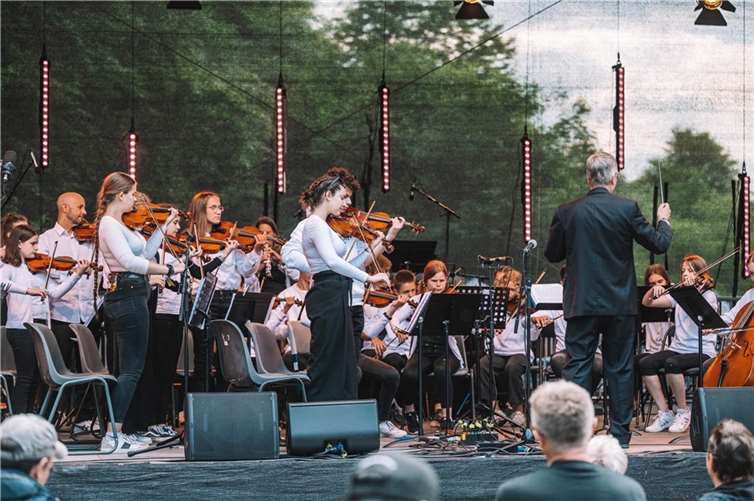 Das philharmonische Orchester beim 14. Europäischen Musikfest der Jugend 2022 „Remix22“ in Esch-sur-Alzette. Fotos: Kreismusikschule Mayen-Koblenz