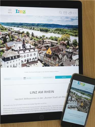 Das „responsive“ Design passt sich den unterschiedlichen Bildschirmgrößen an. Foto: Tourist Info Linz