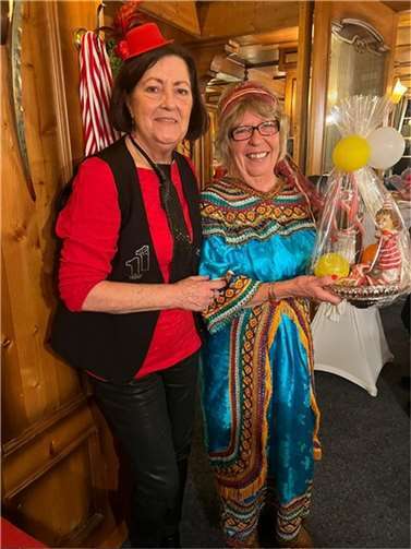 Das schönste Kostüm wurde prämiert.