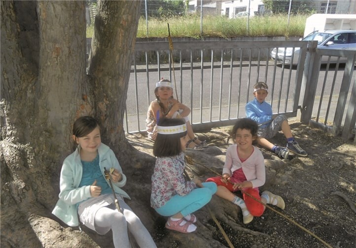 Das selbst gemachte Stockbrot schmeckte den Kindern besonders gut.