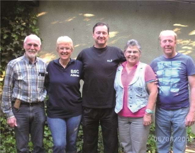 Das siegreiche BSC-Team: (Von links) Robert Korden, Birgit Becker, Gerd Stenzel, Brigitte Arenz und Rainer Dhein. privat