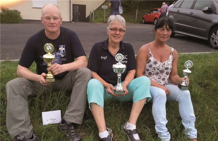 Das siegreiche BSC-Team mit Peter Jung, Birgit Becker und Irene Vogt.Privat