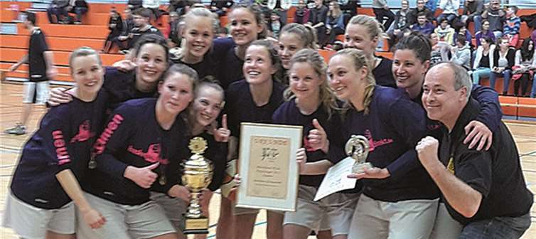 Das siegreiche Damenteam des BBC Linz. privat