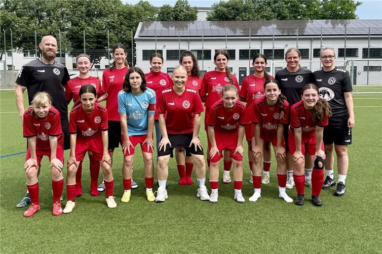 Das siegreiche Team.