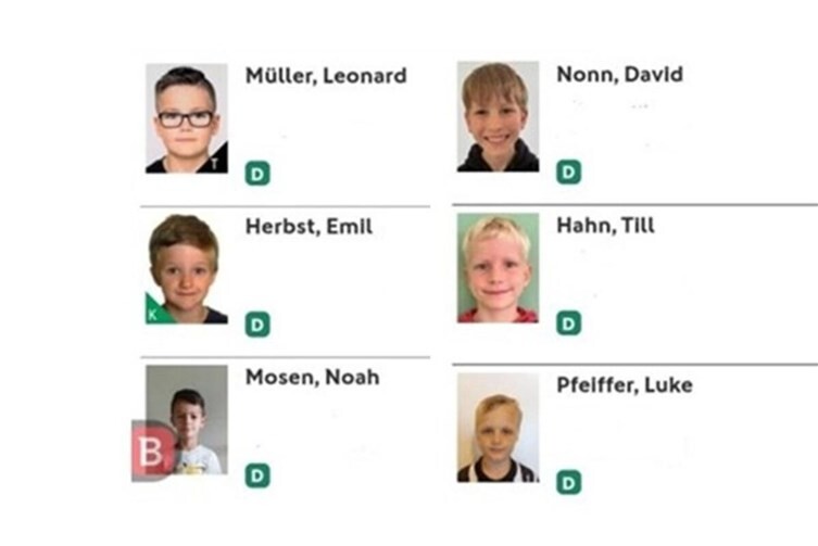 Das siegreiche Team der JSG Nickenich/Eich/Kell E3 beim Spiel gegen die JSG Westum 4