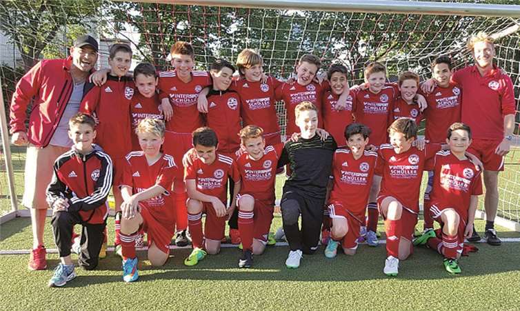 Das siegreiche Team des Ahrweiler BC. ABC