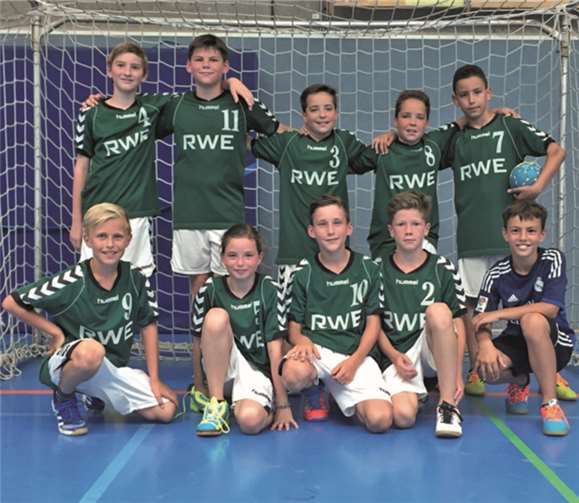 Das siegreiche Team. privat