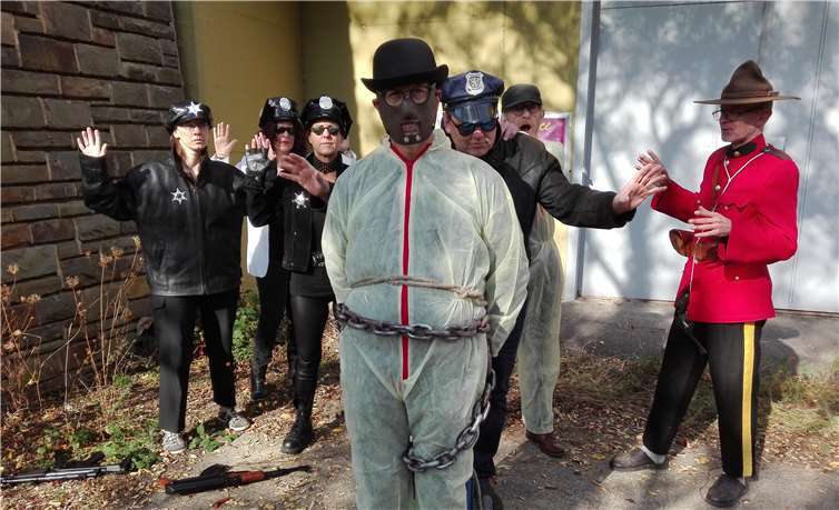 Das sieht nach Abrechnung mit dem Bösen aus. Fotos: Wolfgang Arends