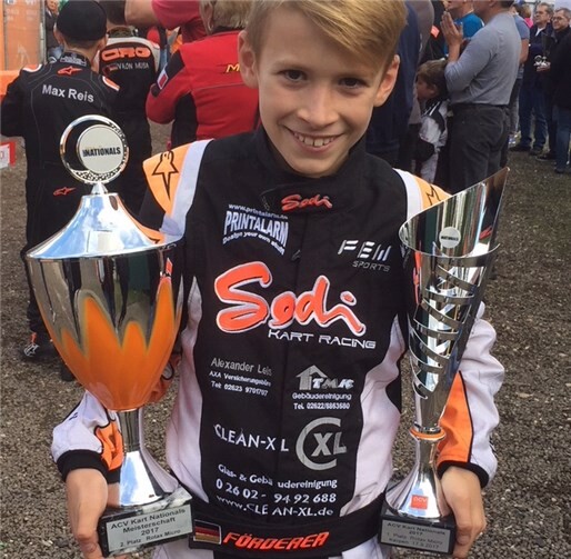 Das sind längst nicht die einzigen beiden Pokale,die Enricos Galerie schmücken.