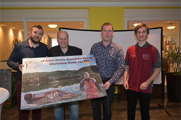 Das zehnjährige Bestehen des Powerboat Racingteam Moselstern wurde gefeiert.