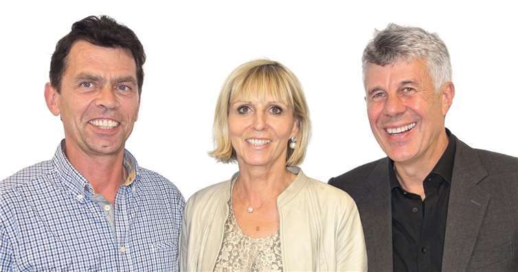 Das zertifizierte interdisziplinäre Team des Tinnitus Zentrum Koblenz: v.li. Christian Fritze-Dessauer, Dr. med. Beatrix Hahlbrock, Wolfgang Leonhard.Foto: TZK-Team