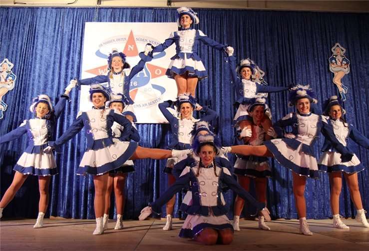 Das zweite Amazonenkorps des KVA „Weiß-Blau“. WW/Willi Willig