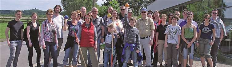 Das zweite Boßelturnier fand nun bei Sonnenschein statt. privat