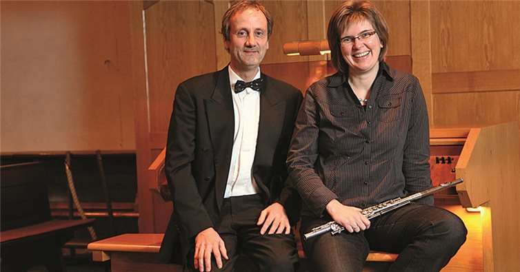 Dass Werke für Orgel auch anders sein können, zeigt das Programm „Orgelklang und Flötenzauber“ mit Andrea Will und Hans-André Stamm. privat