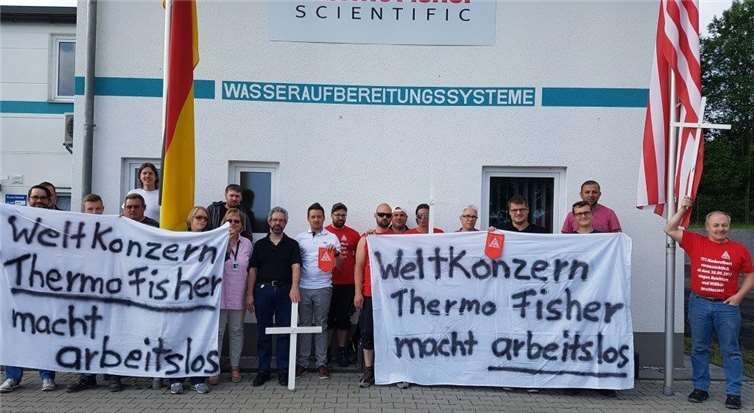 Dass ein hochprofitabler Betrieb geschlossen werden soll, können die Angestellten nicht nachvollziehen.IG Metall Koblenz