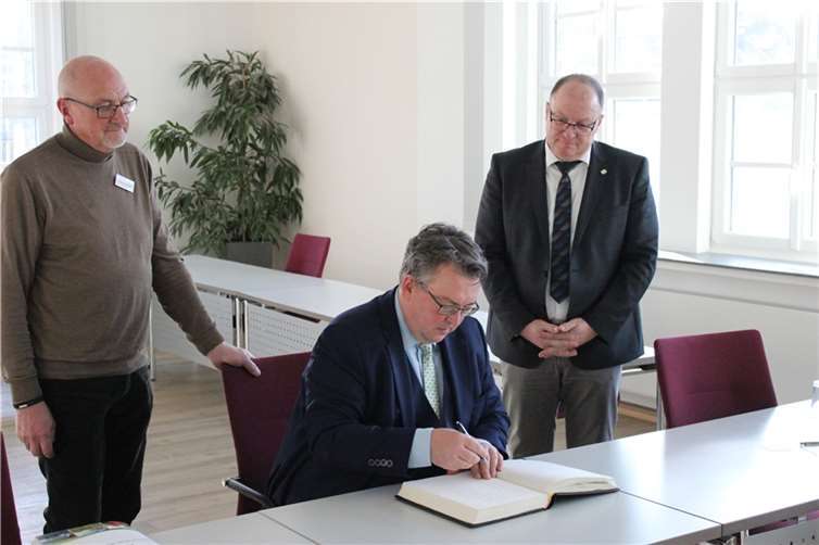 David Profit bei seinem Besuch in Adenau.  Foto: privat