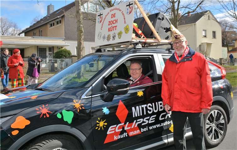 De Zoch Kütt. Mit dem Vorstand des FRK Manfred Böttcher und Alfred Eich