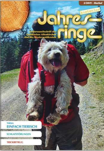 Deckblatt der aktuellen Ausgabe „Jahresringe“.Foto: Pressestelle Kreisverwaltung