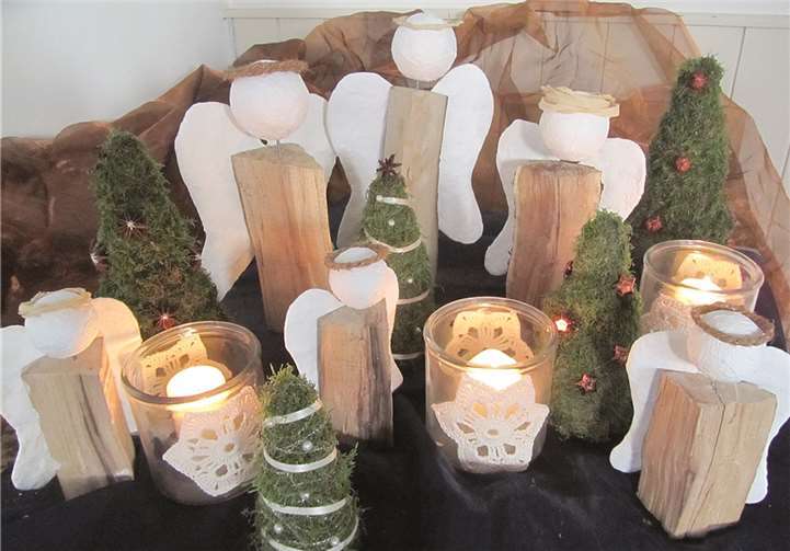 Dekoartikel wie diese können beim Adventsbasar erworben werden. privat