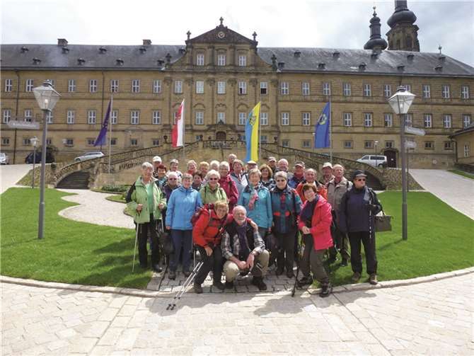 Dem Benediktinerkloster Banz stattete die Gruppe auch einen Besuch ab. privat
