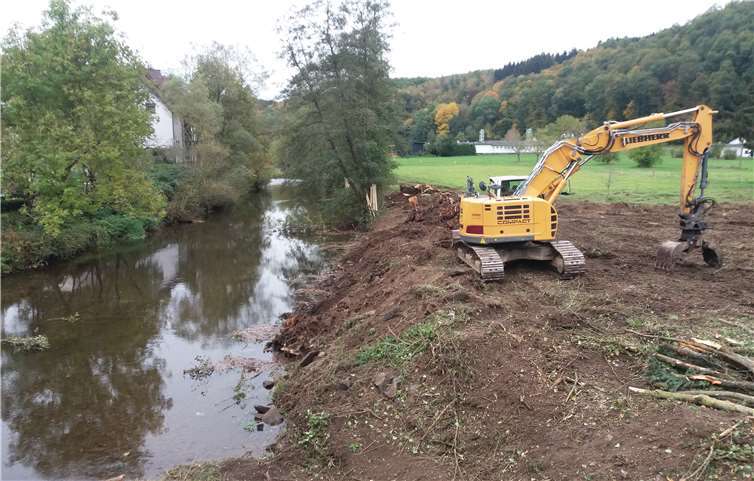 Dem Flussbett soll durch die Arbeiten wieder mehr Platz verschafft werden. Foto: FWG Landkreis Ahrweiler