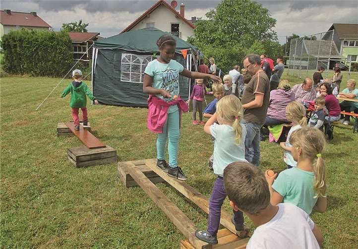 Dem Nachwuchs wurde in Todenfeld viel geboten.privat