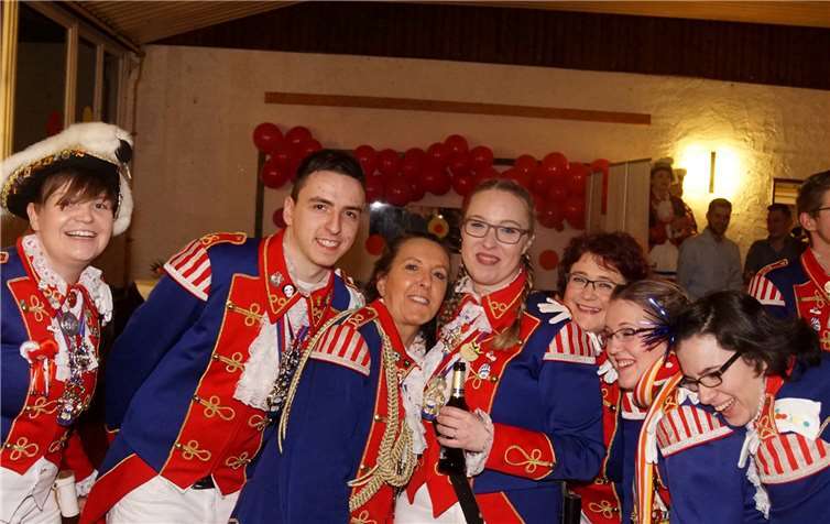 Dem Spielmannszug der KG hat die Sitzung gut gefallen.