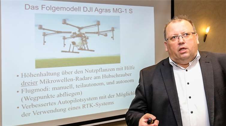 Dem Thema „Drohne - Vision für die Zukunft“ widmete sich Referent Mathias Porten.