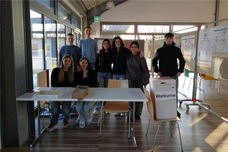 Demokratie erleben: GiK-Schülerinnen und Schüler beteiligten sich an Juniorwahl. Foto: GiK