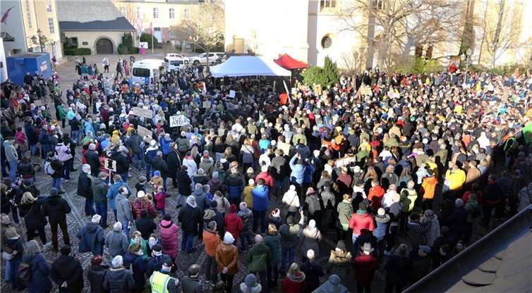 Demonstration gegen Rechtsextremismus in Bad Neuenahr-Ahrweiler.  Foto: Ahr-Foto