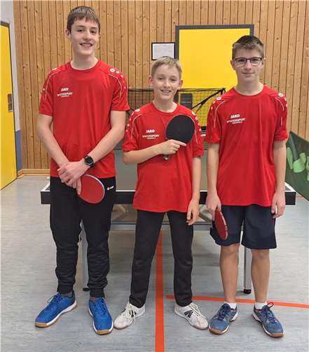 Den 3. Platz sicherten Ben Becker, Kilian Wirtgen und Jason Kowall.  Foto: privat