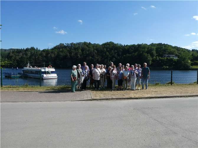 Den Abschluss dieser romantischen Reise bildete eine Schiffsfahrt auf dem Rursee. Foto: privat