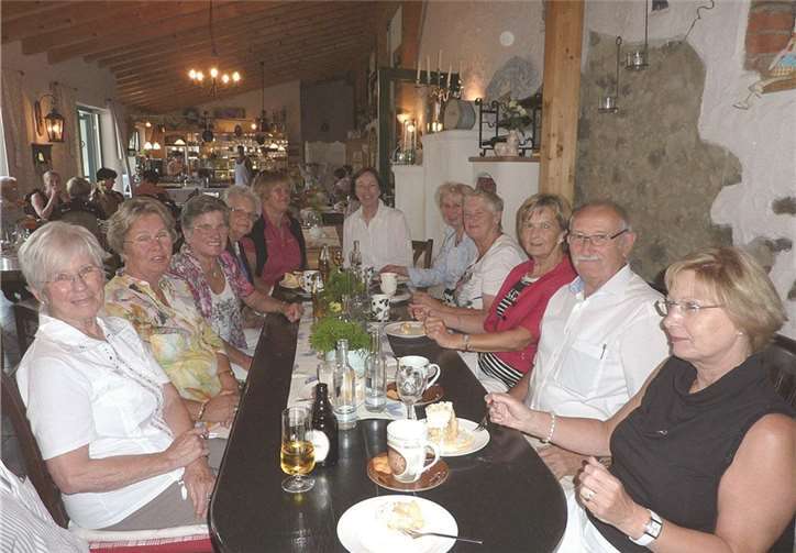 Den Abschluss machte man in der Bauernschmause.Ulrike Kray